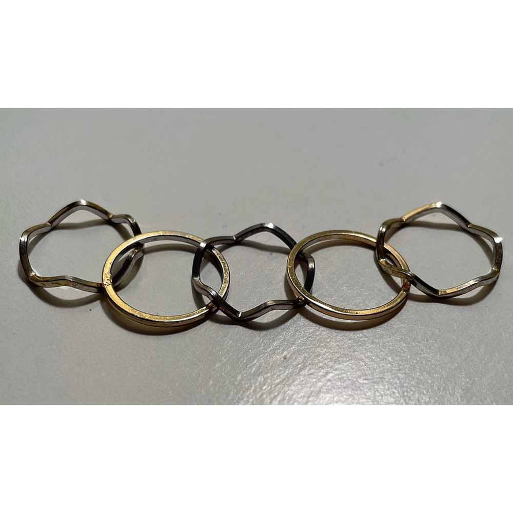 Chevron Ring Set
